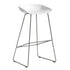 About a Stool AAS 38 Bar Stool High Stainless Steel Base